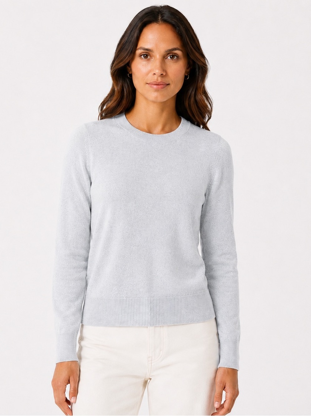 Vince Cashmere Crewneck Sweater in Light Blue, Size XS NWOT